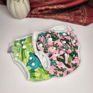 Swim Diaper Bundle Pink Green